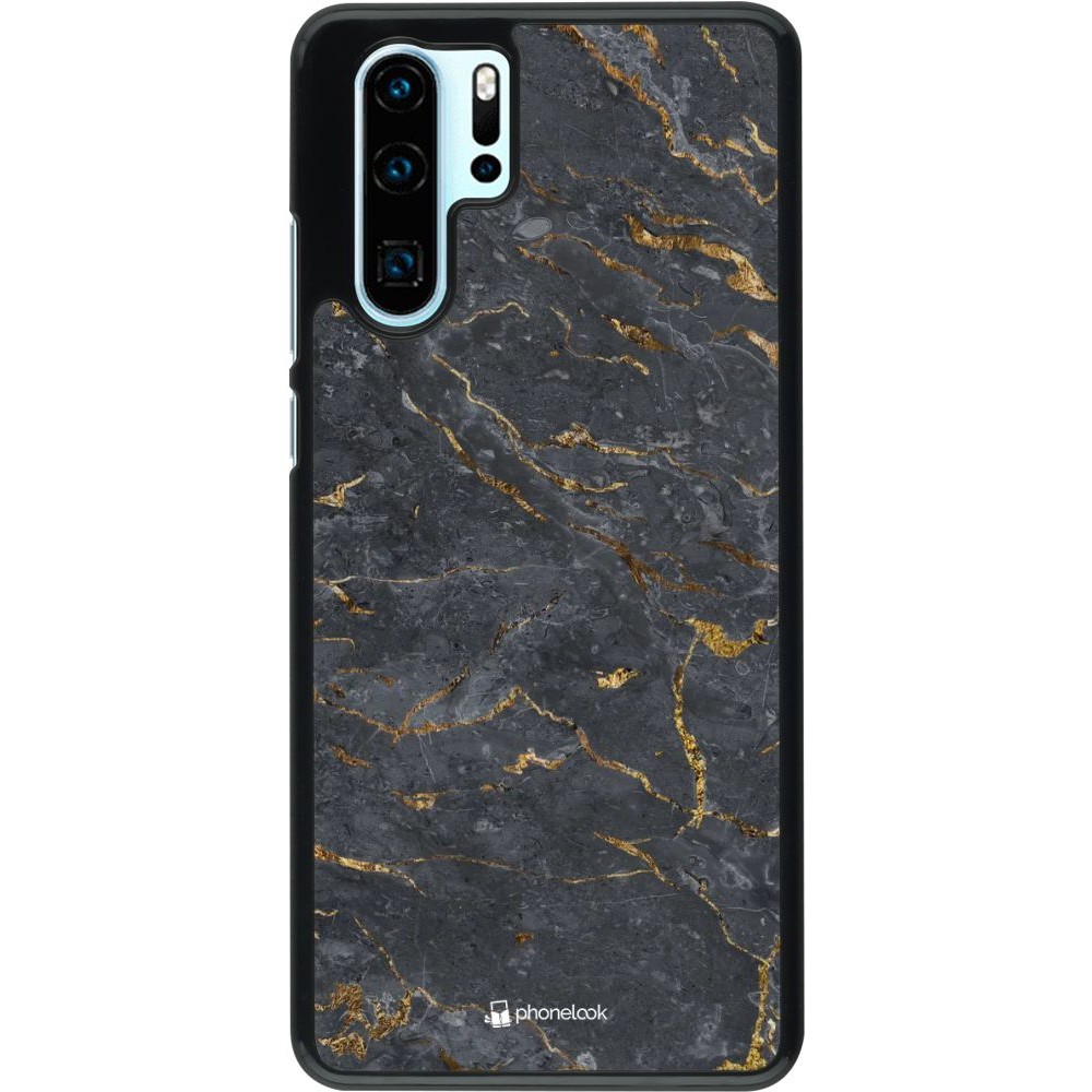 Hülle Huawei P30 Pro - Grey Gold Marble