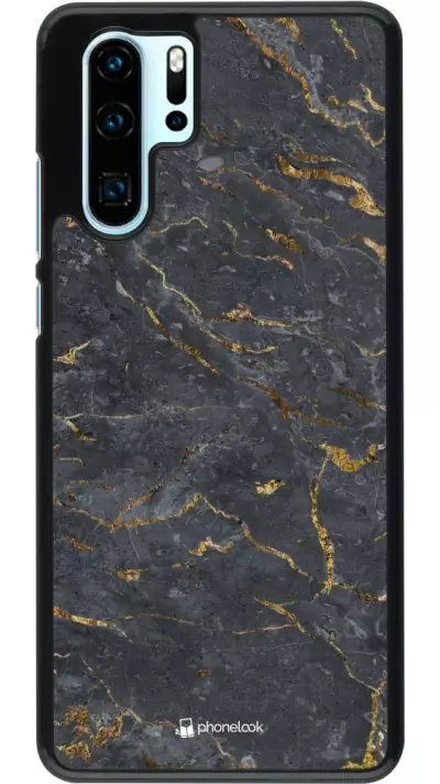 Coque Huawei P30 Pro - Grey Gold Marble