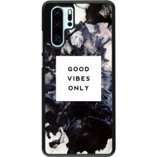 Coque Huawei P30 Pro - Marble Good Vibes Only
