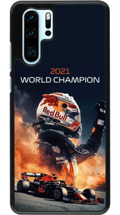 Coque Huawei P30 Pro - Max Verstappen 2021 World Champion