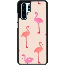 Hülle Huawei P30 Pro - Pink Flamingos Pattern