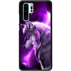 Coque Huawei P30 Pro - Purple Sky Wolf