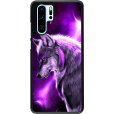 Coque Huawei P30 Pro - Purple Sky Wolf