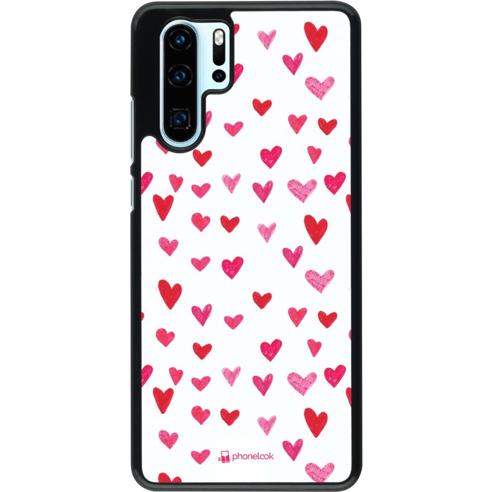 Coque Huawei P30 Pro - Valentine 2022 Many pink hearts