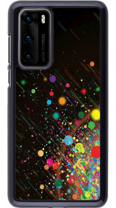Coque Huawei P40 - Abstract bubule lines
