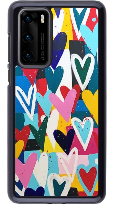 Coque Huawei P40 - Joyful Hearts