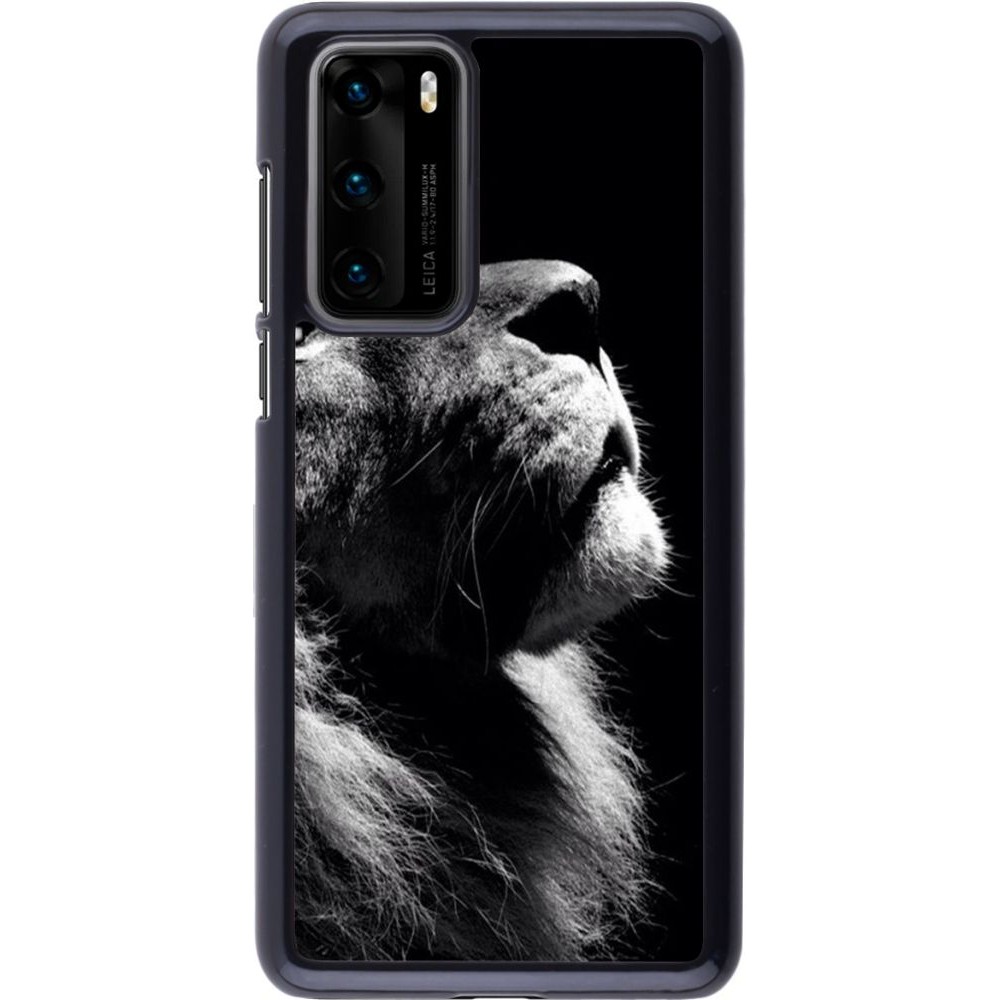 Coque Huawei P40 - Lion looking up