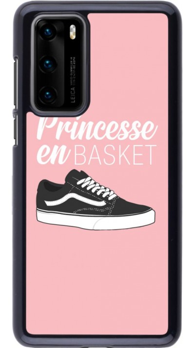 Coque Huawei P40 - princesse en basket