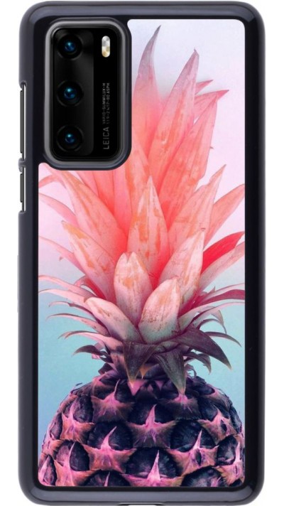 Coque Huawei P40 - Purple Pink Pineapple