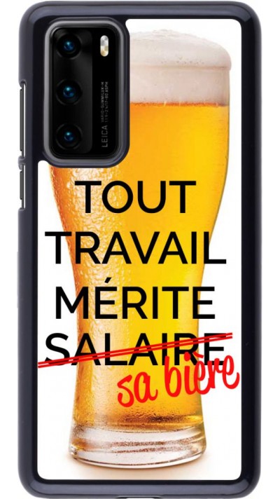 Hülle Huawei P40 - Tout travail mérite sa bière