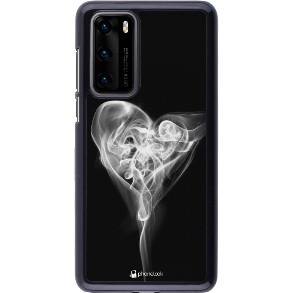 Coque Huawei P40 - Valentine 2022 Black Smoke