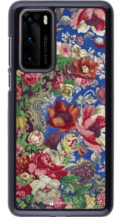 Coque Huawei P40 - Vintage Art Flowers