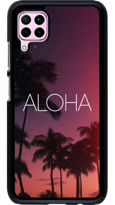 Coque Huawei P40 Lite - Aloha Sunset Palms
