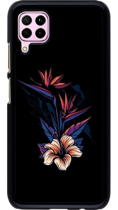 Coque Huawei P40 Lite - Dark Flowers