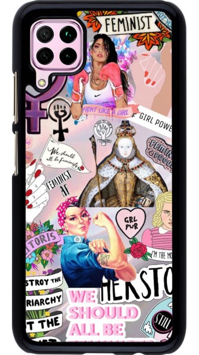 Coque Huawei P40 Lite - Girl Power Collage