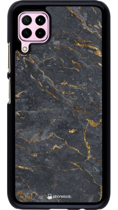 Hülle Huawei P40 Lite - Grey Gold Marble