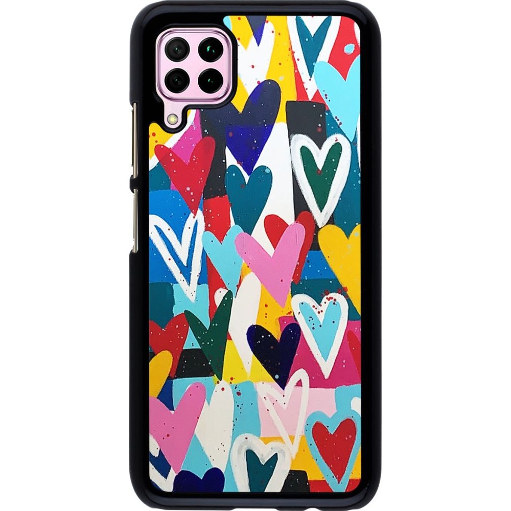 Coque Huawei P40 Lite - Joyful Hearts