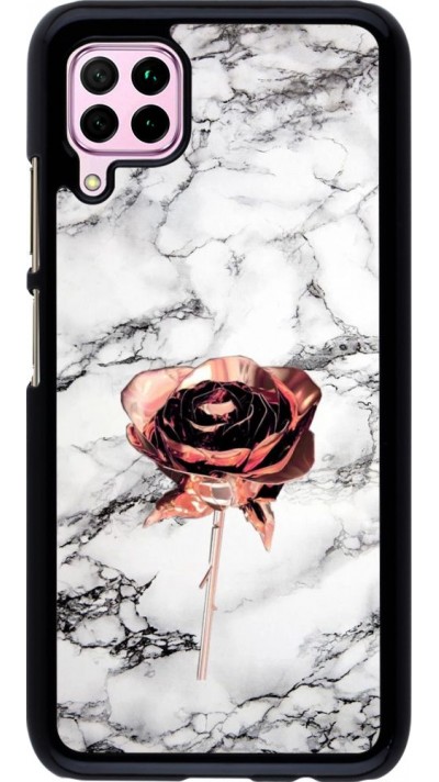 Coque Huawei P40 Lite - Marble Rose Gold