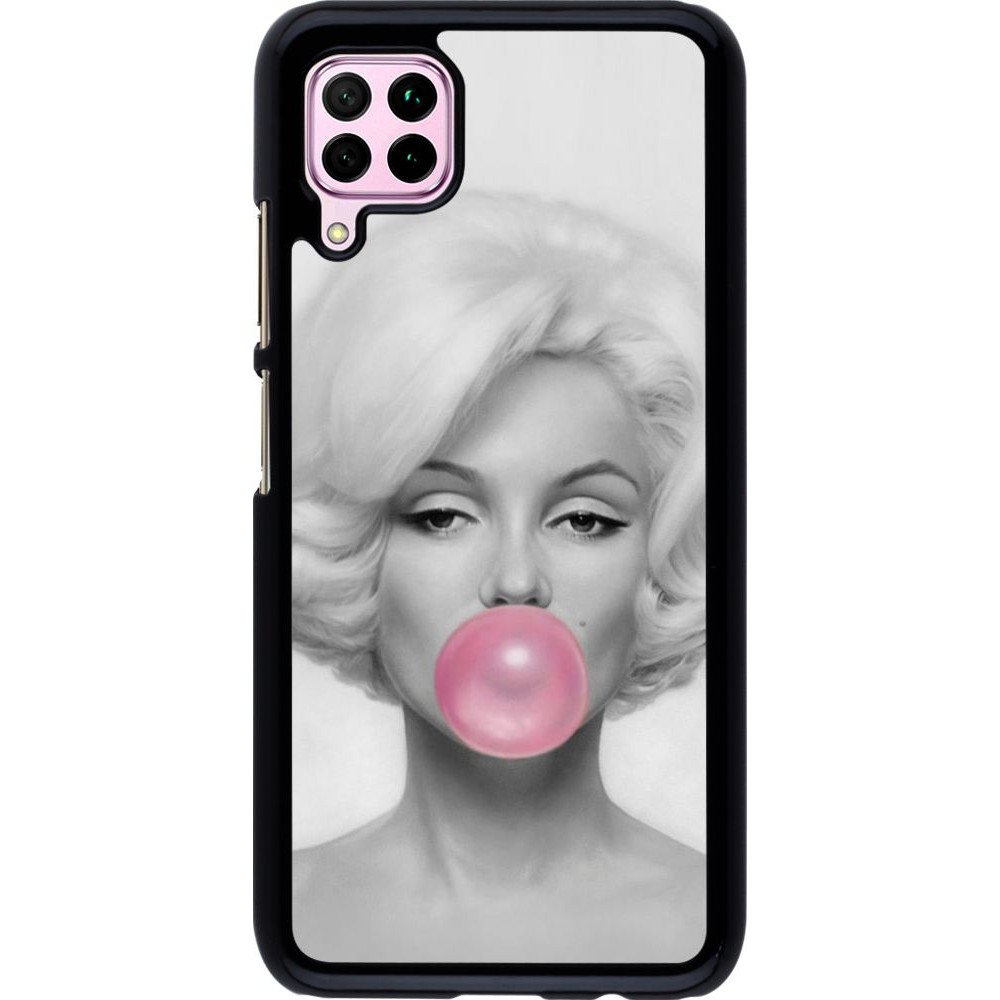 Coque Huawei P40 Lite - Marilyn Bubble