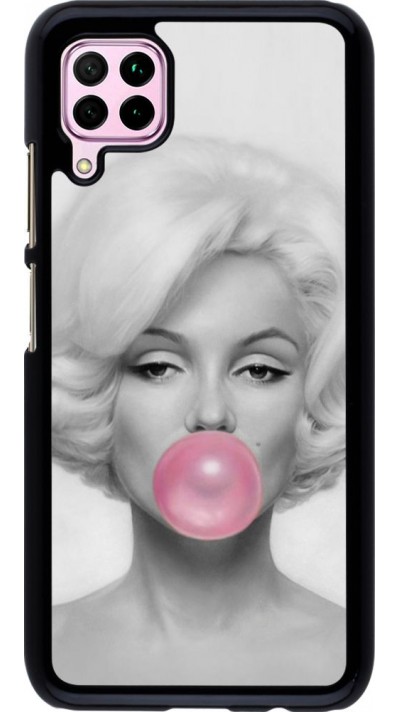 Coque Huawei P40 Lite - Marilyn Bubble