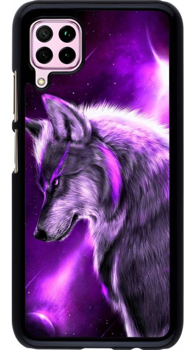 Coque Huawei P40 Lite - Purple Sky Wolf