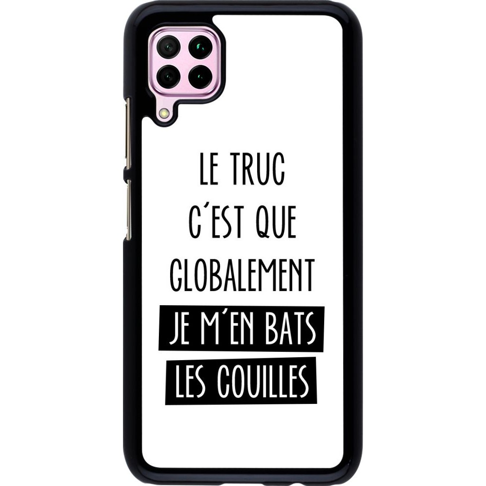 Coque Huawei P40 Lite - Le truc globalement bats les couilles