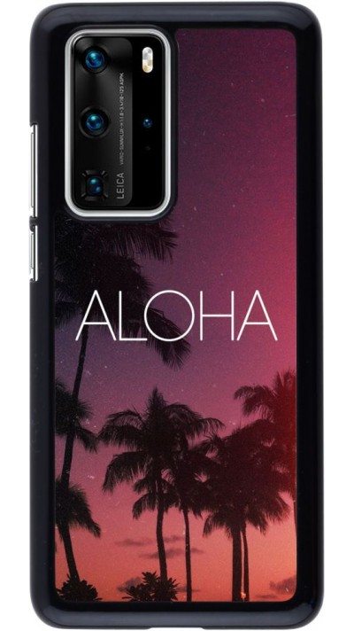 Hülle Huawei P40 Pro - Aloha Sunset Palms