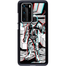 Coque Huawei P40 Pro - Anaglyph Astronaut