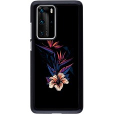 Coque Huawei P40 Pro - Dark Flowers