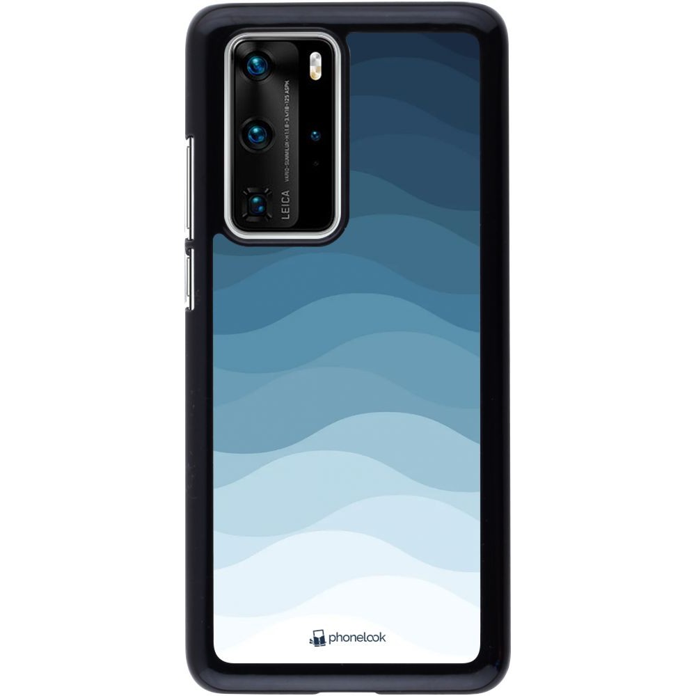 Coque Huawei P40 Pro - Flat Blue Waves