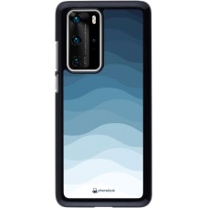 Coque Huawei P40 Pro - Flat Blue Waves