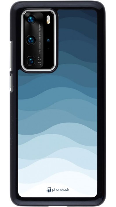 Coque Huawei P40 Pro - Flat Blue Waves