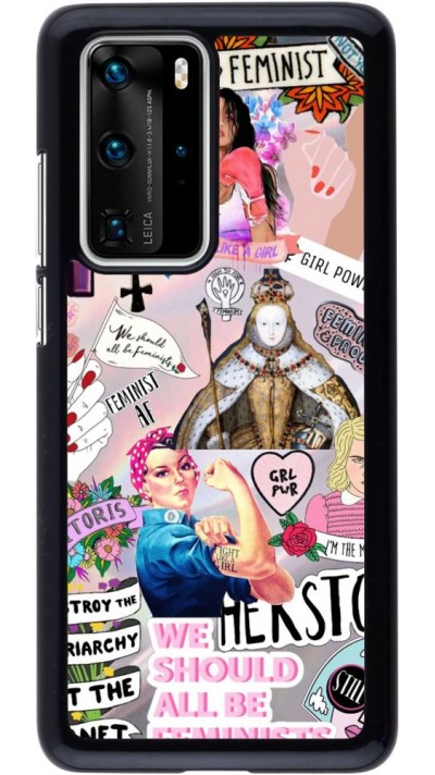 Coque Huawei P40 Pro - Girl Power Collage