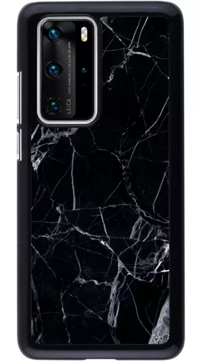 Coque Huawei P40 Pro - Marble Black 01