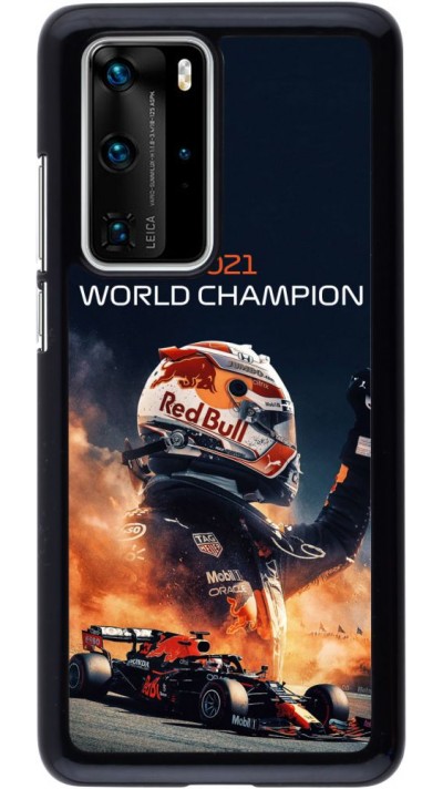 Coque Huawei P40 Pro - Max Verstappen 2021 World Champion