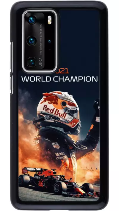 Coque Huawei P40 Pro - Max Verstappen 2021 World Champion