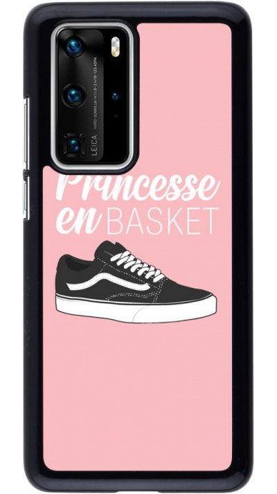 Coque Huawei P40 Pro - princesse en basket