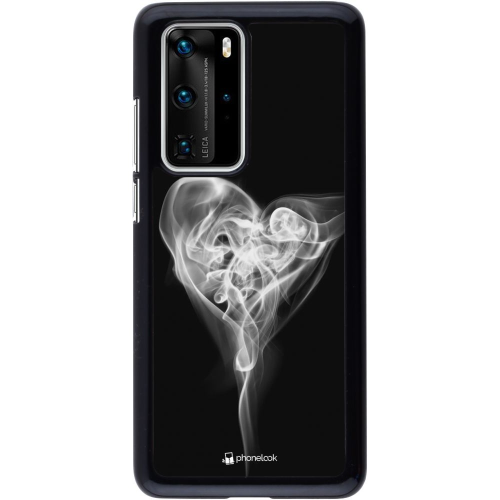 Hülle Huawei P40 Pro - Valentine 2022 Black Smoke