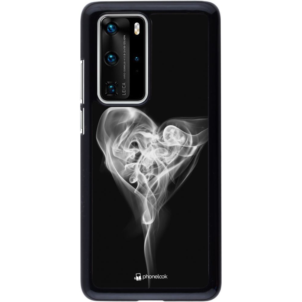 Coque Huawei P40 Pro - Valentine 2022 Black Smoke