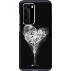 Hülle Huawei P40 Pro - Valentine 2022 Black Smoke