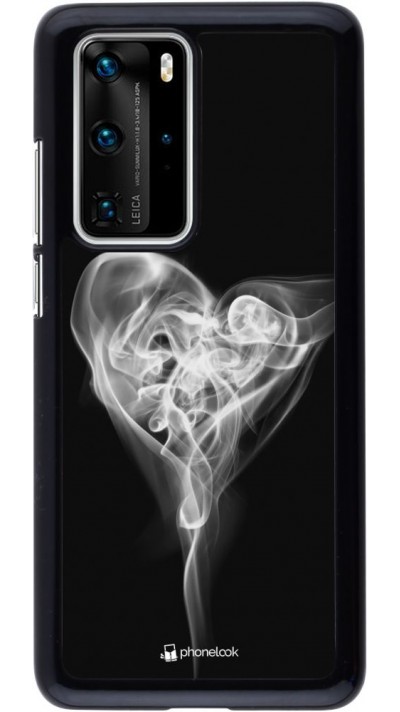Coque Huawei P40 Pro - Valentine 2022 Black Smoke