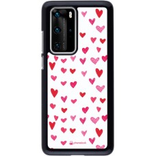 Coque Huawei P40 Pro - Valentine 2022 Many pink hearts