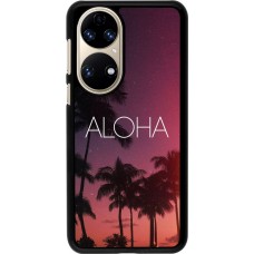 Coque Huawei P50 - Aloha Sunset Palms