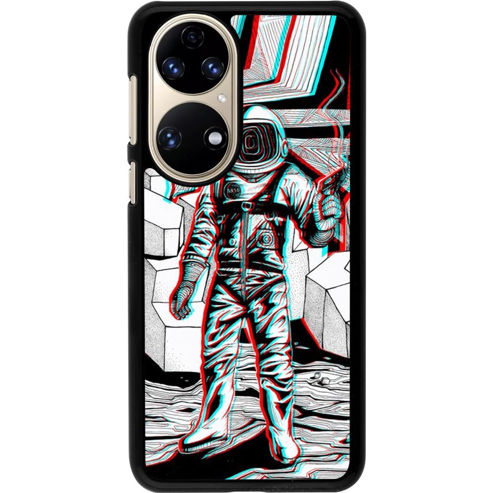 Coque Huawei P50 - Anaglyph Astronaut