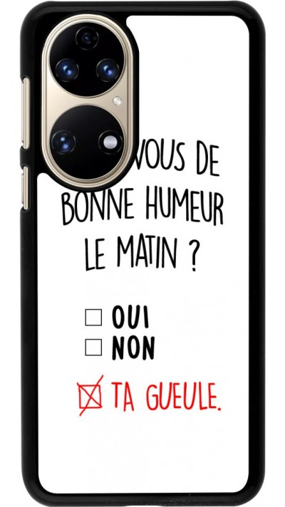 Coque Huawei P50 - Bonne humeur matin