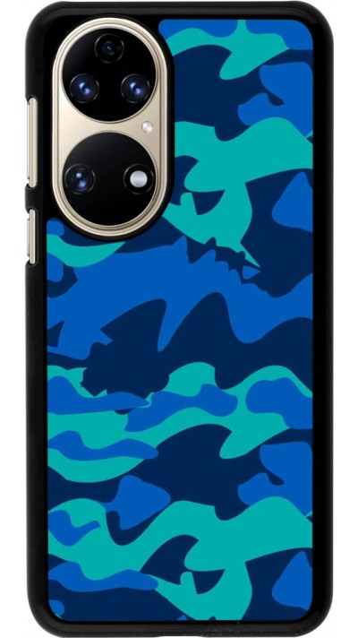 Coque Huawei P50 - Camo Blue