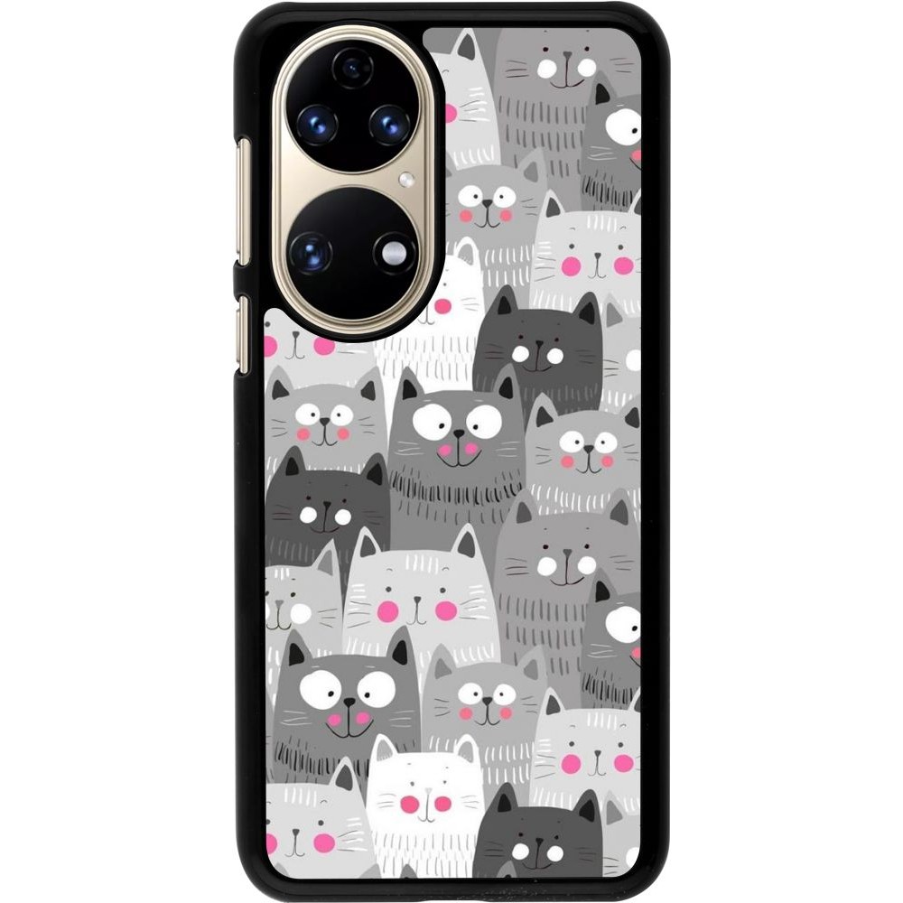 Hülle Huawei P50 - Katzenschwärme