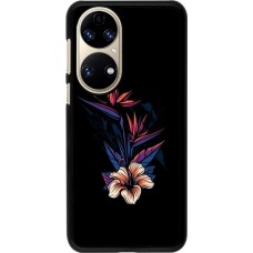 Coque Huawei P50 - Dark Flowers