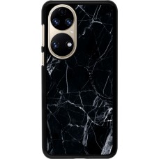 Coque Huawei P50 - Marble Black 01