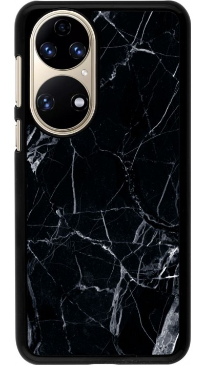 Coque Huawei P50 - Marble Black 01